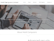 Tablet Screenshot of heidi.ie