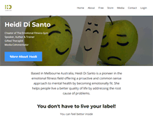 Tablet Screenshot of heidi.com.au
